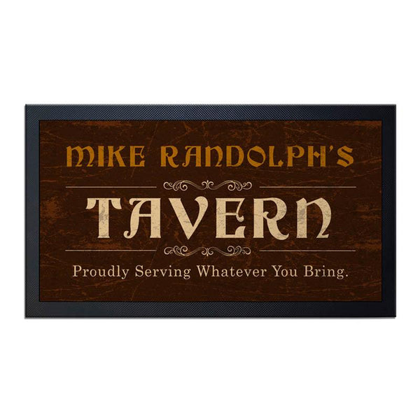 Custom Bar Service Mat - Tavern - 17.25" x 10"