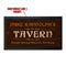 Custom Bar Service Mat - Tavern - 17.25" x 10"