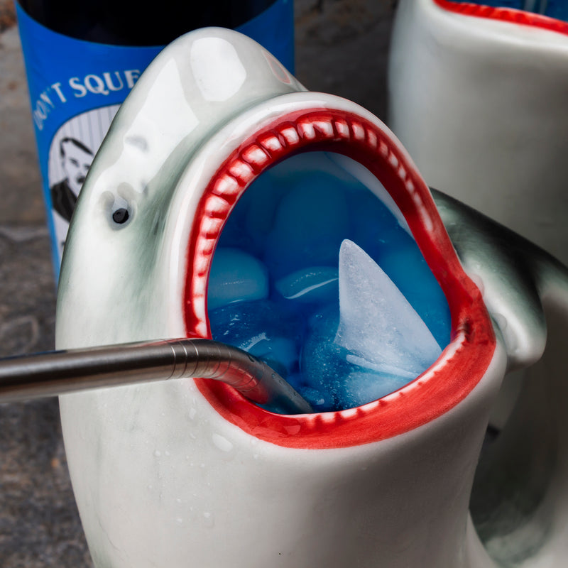 Shark Bite Tiki Drinkware Set