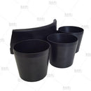 "Shooter Down" Bucket Clip Shot Holders