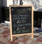 Sidewalk Chalkboard Sign – Double Sided