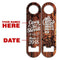 CUSTOMIZABLE Skinny Mini Bottle Opener - Just Married