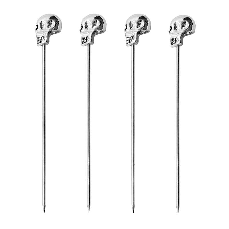 BarConic® Skull Cocktail Picks - 4 pack