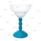 Skull Margarita Glass - Plastic 10 oz - Assorted Colors