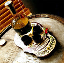 Shot Glass and Bottle Caddy - Sugar Skull Rose