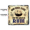 Rum Themed CUSTOMIZABLE Rock Slate Coaster