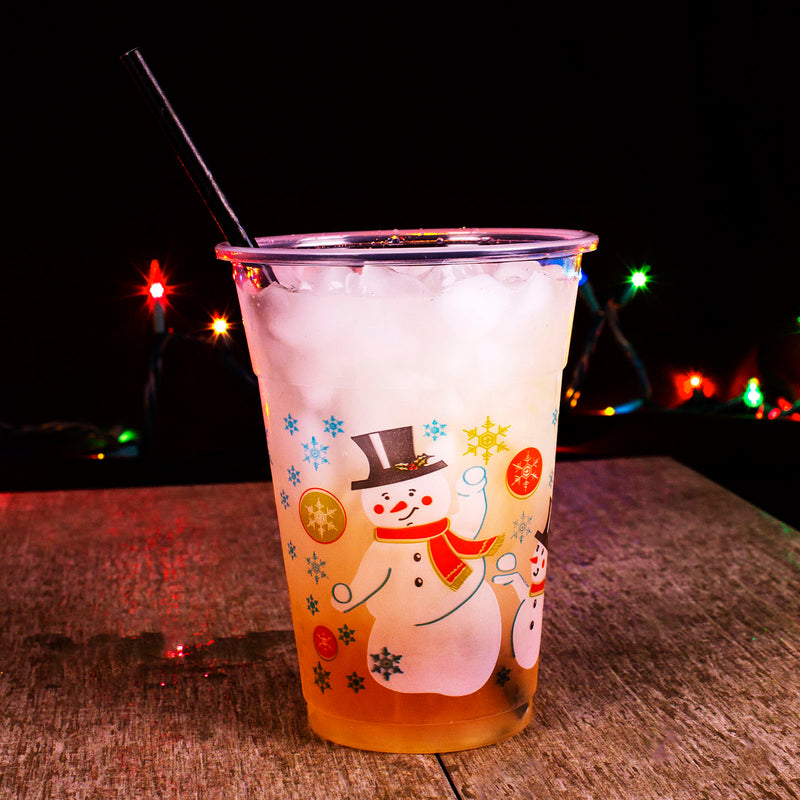 20 ct Snowman Plastic Cups -16 oz.