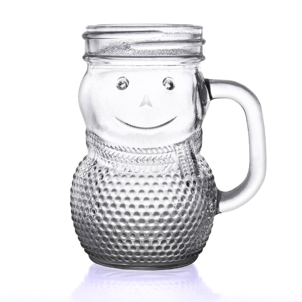 BarConic Snowman Mason Jar - 4 oz