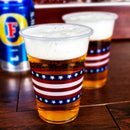 16 ounce - Soft Plastic Cups - Flag 20 Ct.