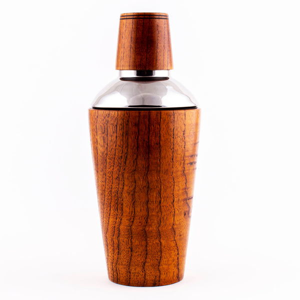 17 Ounce - Solid Wood 3 Piece Cocktail Shaker