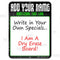 9" x 12" Dry Erase Specials Sign