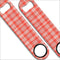 Speed Bottle Opener - Orange Plaid