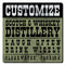 CUSTOMIZABLE Coaster - 3.5in Square Foam - Distillery Design