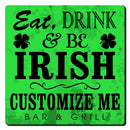 CUSTOMIZABLE Coaster - 3.5in Square Foam - Irish Design