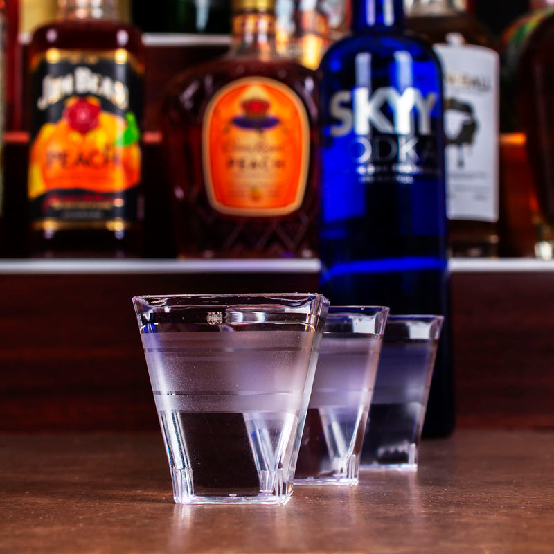 Square Shot Glass - 2 Ounce - 18 count