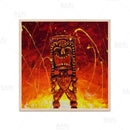 Tiki Hot Lava Square Wooden Table Top - Two Sizes Available