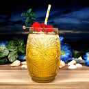 BarConic® Grinning Tiki Glass - 16 oz Squat