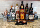 Counter Caddies™ - STAINED Finish - 24" STRAIGHT - Liquor/Wine Bottle Display