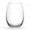 Wine Flight with Walnut Finish and Chalk Strip - Includes 12oz. Stemless Wine Glasses