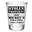 CUSTOMIZABLE - 1.75oz Clear Shot Glass - Stolen Property