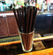 BarConic® Reusable Polypropylene Straws - 50 pack Black 250mm