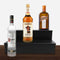 Wooden Liquor Shelves - 2 Tier - BLACK