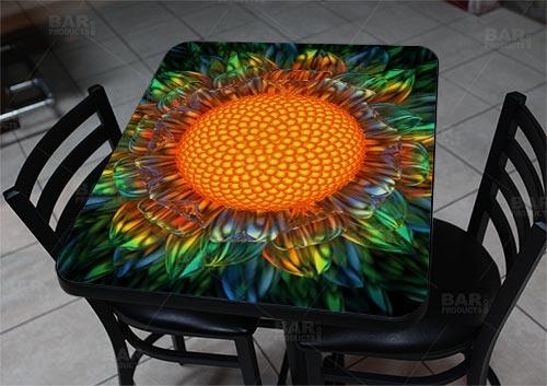 Sunburst Daisy 24" x 30" Wooden Table Top - Two Types Available