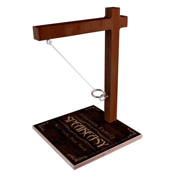 CUSTOMIZABLE Large Tabletop Ring Toss Game - Speakeasy