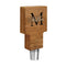 CUSTOMIZABLE Wooden Tap Handles - Monogram Design - Square Top 4"