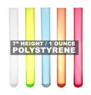 Long SHOTZ® - 7" Smooth Test Tube Shooters (100 Packs)