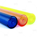 Test Tubes with Flat Bottom - Assorted Neon 25ml - 25 Pack