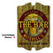 Custom Tavern Shaped Wooden Bar Sign - The Bar