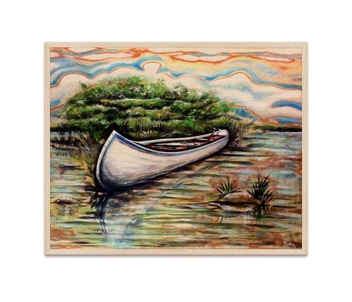 The Canoe 24" x 30" Wooden Table Top - Two Types Available