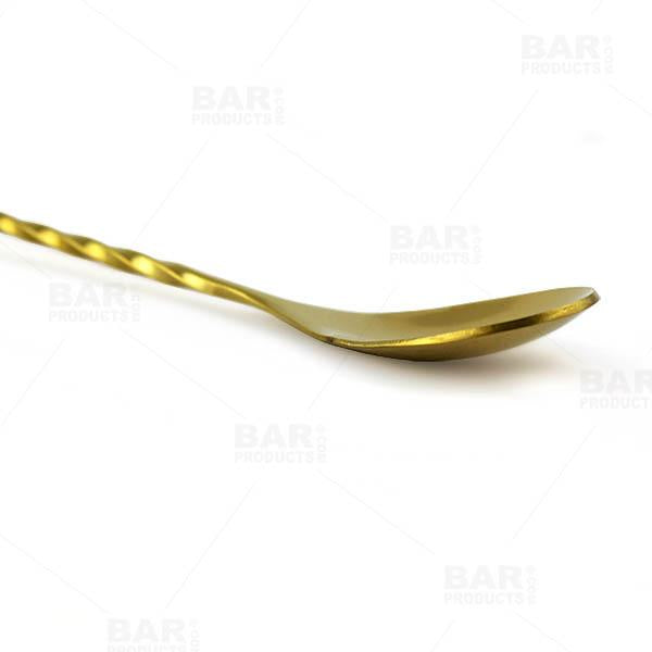 Olea™ Tiki Butt Ku Gold Plated Bar Spoon - 40cm