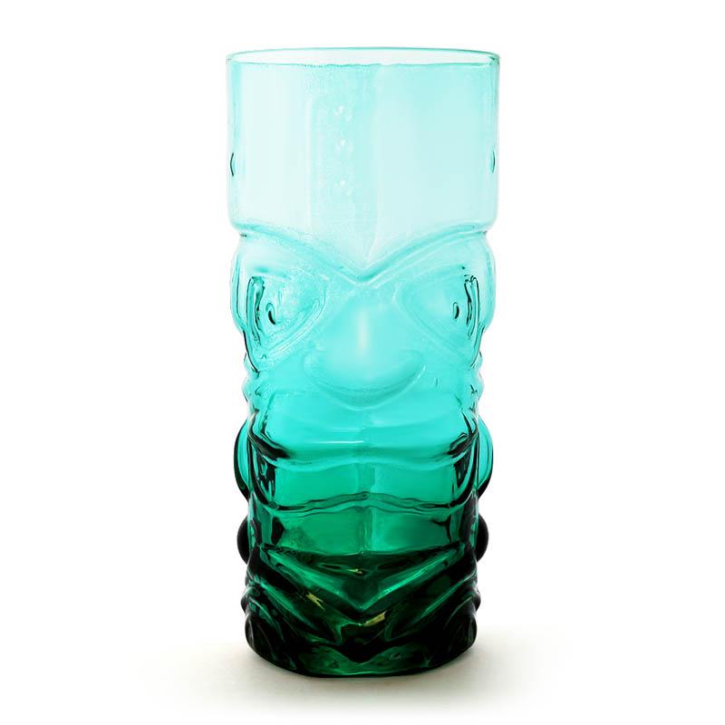 BarConic ® Tiki Glass - Teal - 15 ounce