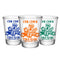 CUSTOMIZABLE - 1.75oz Clear Shot Glass - Tiki Bar