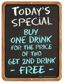 Kolorcoat™ Metal Bar Signs - Today's Special