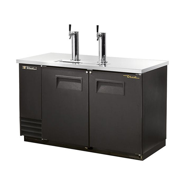 True® Dual Solid Swing Door Direct Draw Beer Dispenser