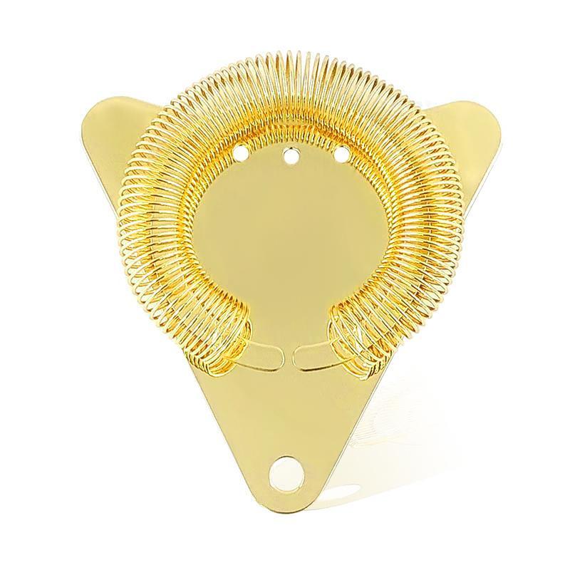 BarConic® Triangle Cocktail Strainer - Gold Plated