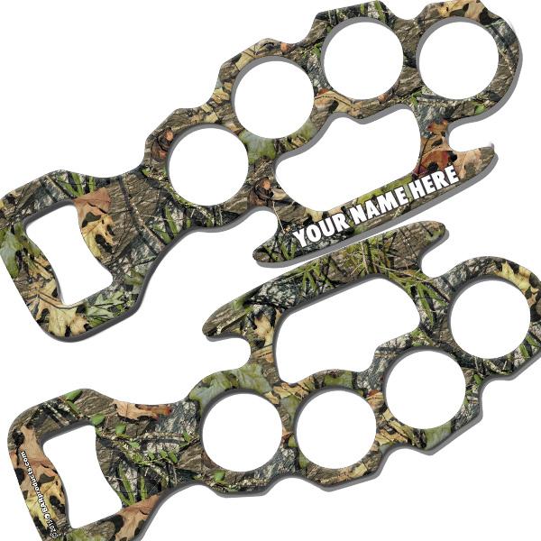 ADD YOUR NAME Knuckle Buster Bottle Opener - Green Camo 