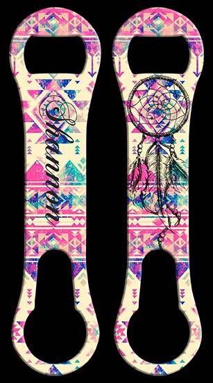 ADD YOUR NAME V-Rod® Bottle Opener - Tribal Dream Catcher