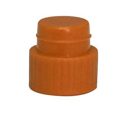 BarConic® Universal Test Tube Cap - ORANGE (Bag of 100)