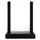 Black Wooden Table Stand for Flyers, Menus and Events – 6.75” x 4.5” Double Sided View