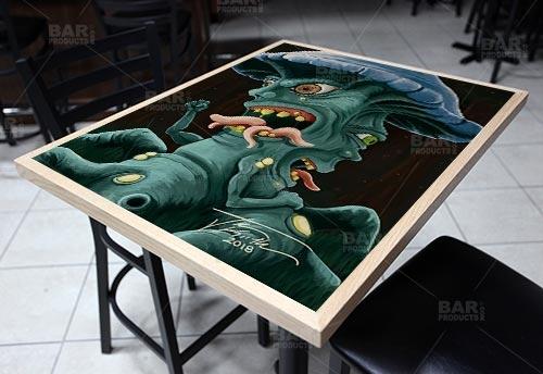 Two Face Mushroom 24" x 30" Wooden Table Top - Two Types Available