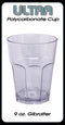 Ultra Polycarbonate Gibralter Style Glass - 9 ounce