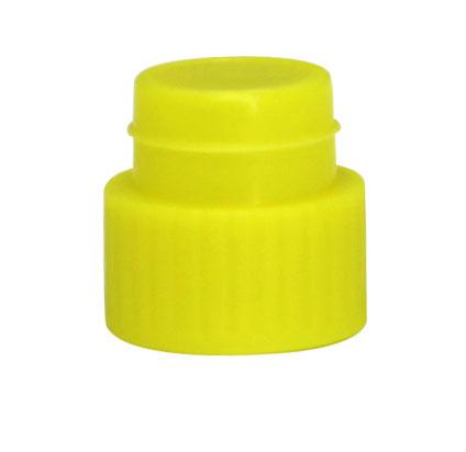 BarConic® Universal Test Tube Cap - YELLOW (Bag of 100)