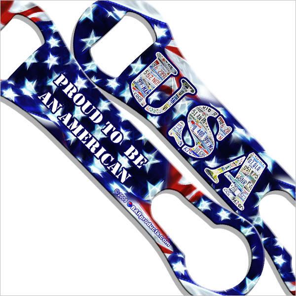 Proud to be an American Kolorcoat V-Rod® Bottle Opener