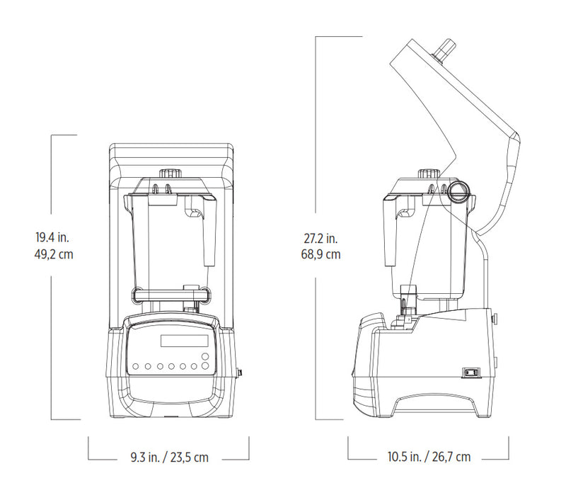 Vitamix® Touch and Go 32oz On-Counter Blending System