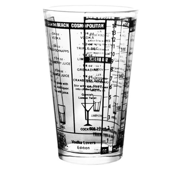 Vodka Recipe Mxing Pint Glass