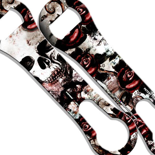 V-Rod® Bottle Opener - Skulls and Roses